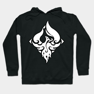 Genshin Impact Xiao Emblem - White Hoodie